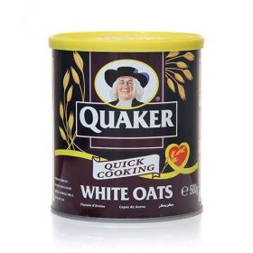 Quaker White Oats (Tin) 500 Gm