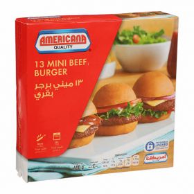 Americana Beef Burger Mini (Box)400Gm (13 Pcs)