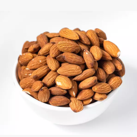 Almonds, small, imported from USA.