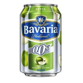 Bavaria Non Alcoholic Malt Drink Apple Flavour 330Ml