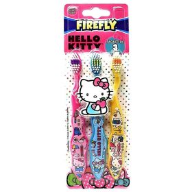 Dr.Fresh Firefly Hello Kitty Toothbrush 3 pcs Pack 