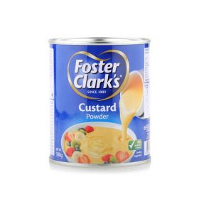 Foster clarks custard powder, 300g, tin packed.
