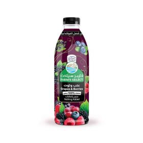 Almarai Farms Select Grapes & Berry 100% Juice 1 Ltr