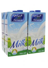 Almarai Long Life Full Fat Milk 4 X 1Litre