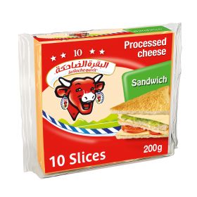 La Vache Qui Rit Slice Cheese sandwich, 10 slices 200Gm