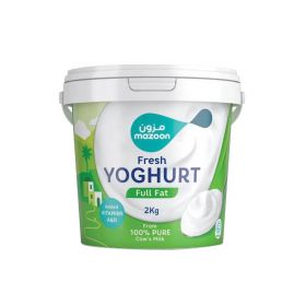 Mazoon Fresh Yoghurt Full Fat 2 Kg 