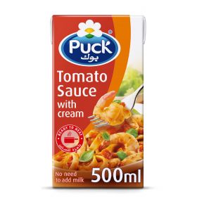 Puck Tomato Sauce With Cream 500 Ml, tetra packed