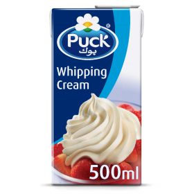 Puck Whipping Cream 500 Ltr, tetra packed