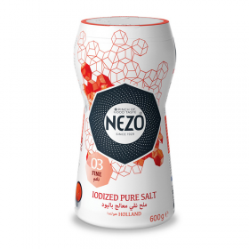 Nezo Iodized Pure Salt 600 gm bottle