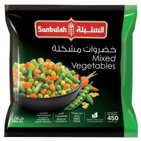 Sunbulah Frozen Mixed Vegetables 450Gm
