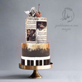 Cake with music theme 4Kg