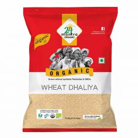 24 Mantra Organic Wheat Dhaliya Whole Wheat Grits 500g
