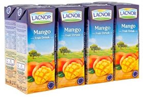 Lacnor Essentials Mango Fruit Drink 8 X 180Ml