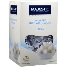 Majestic Wrapped Pure White Sugar Cubes 700Gm