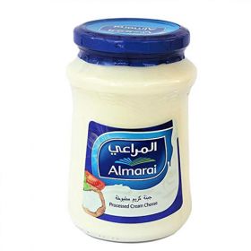 Almarai processed cream cheese, in a glass jar. 900gm.