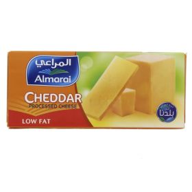almarai cheddar processed cheese low fat 454 gm
