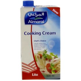 Almarai Cooking Cream Lite 500 Ml, tetra packed