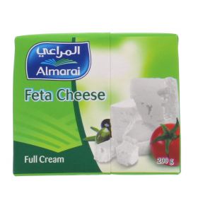 Almarai Feta Cheese Full Fat, Tetra Pack 200Gm