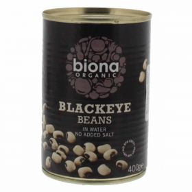 Biona Organic Black Eye Beans in Water 400g