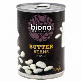 Biona Organic Butter Beans in Water 400g