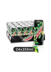 Mountain Dew Carbonated Soft Drink Can 24 X 325Ml