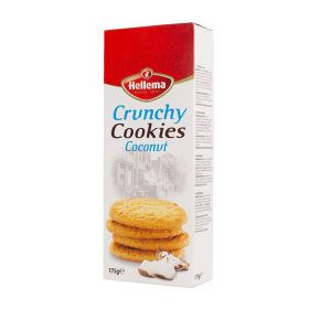 Hellema Crunchy Cookies Coconut 175Gm