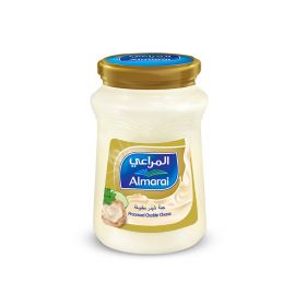 almarai processed cheddarcheese, glass jar, 120 gm.