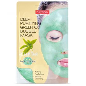 Deep Purifying Black O2 Bubble Mask Green Tea