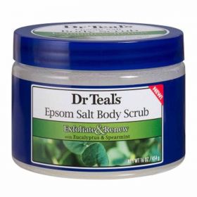 Dr Teal's Epsom Salt Body Scrub Eucalyptus 454g
