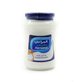 Almarai processed cream cheese, glass jar, 500 gm.