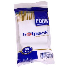 Hot Pack Plastic Fork 50 Pcs