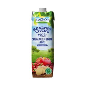 Lacnor Healthy Living 100% Cran-Apple With Ginger Juice 1Litre