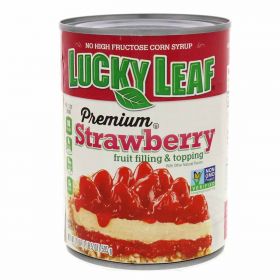 Lucky Leaf Premium Strawberry Fruit Filling & Topping 595g