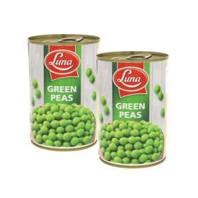 Luna Green Peas 2 x 400g