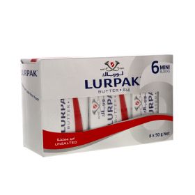 Lurpak Butter Unsalted 6 X 50Gm