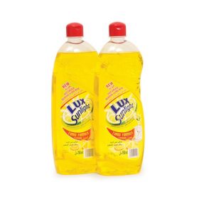 Lux Sunlight Dish Washing Liquid Lemon 2 X 750Ml