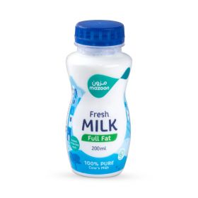 Mazoon Full Fat Uht Milk 6 X 200Ml