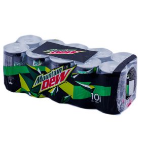 Mountain Dew Carbonated Soft Drink Can 10 X 150Ml