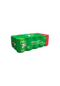 7Up Carbonated Soft Drink Can 10 X 150Ml