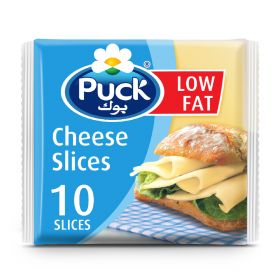 puck low fat slice cheese, 10 slices.