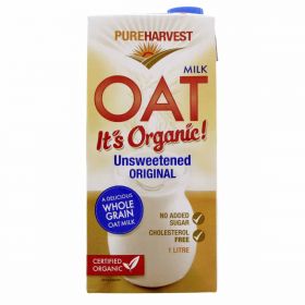 Pure Harvest Organic Whole Grain Oat milk 1Litre