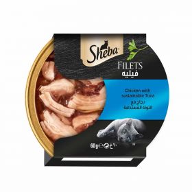 Sheba Filets Chicken With Sustainable Tuna 60g