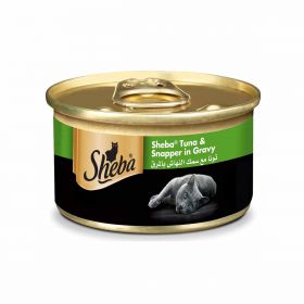 Sheba Tuna White Meat with Snapper Cat Food 24 x 85g