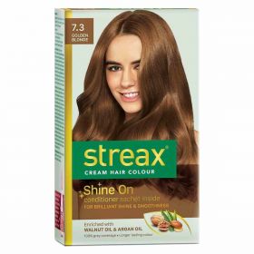 Streax Cream Hair Color - Golden Blonde 7.3