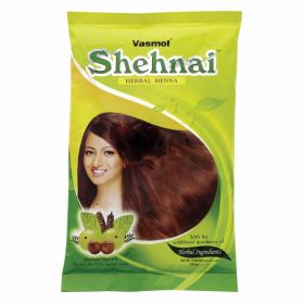 Vasmol Shehnai Plus Henna Powder Dark Brown 150g