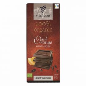 Virchuous 100% Organic Swiss Dark Orange Chocolate