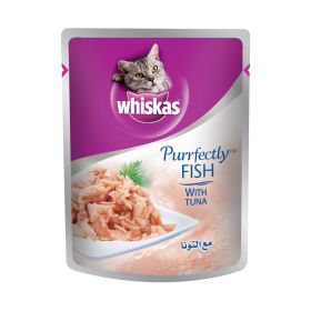 Whiskas Cat Food Purrfectly Fish With Tuna 85g