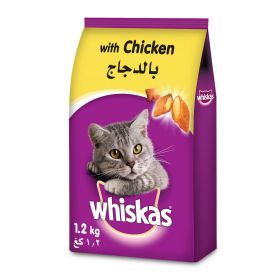 Whiskas Chicken, Dry Food Adult 1+ years 1.2kg