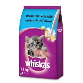 Whiskas Ocean Fish & Milk Dry Food Junior 2-12 months 1.1kg