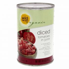 Wild Harvest Organic Diced Tomato In Juice 411g